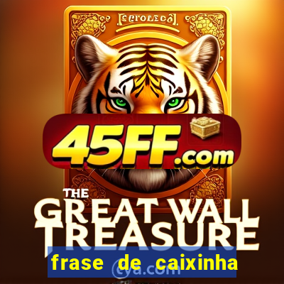 frase de caixinha de natal